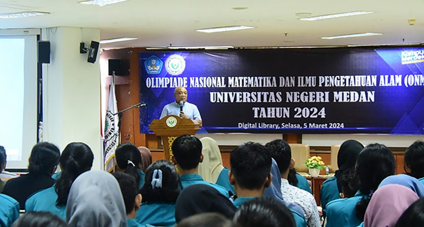 Ratusan Mahasiswa Antusias Ikuti ONMIPA-PT Tingkat Unimed Tahun 2024