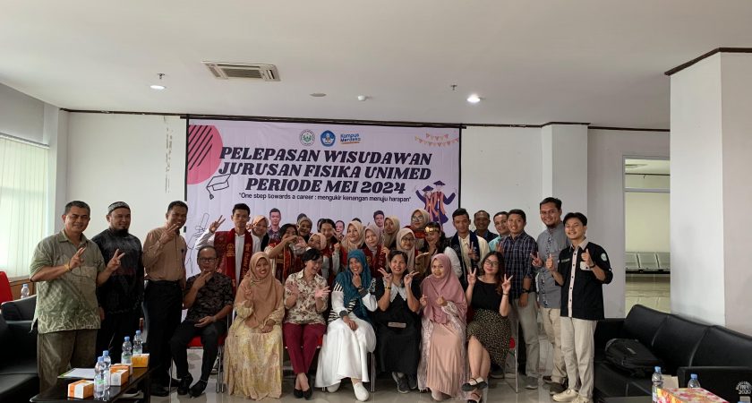 Pelepasan Wisudawan Jurusan Fisika Unimed Periode Mei 2024