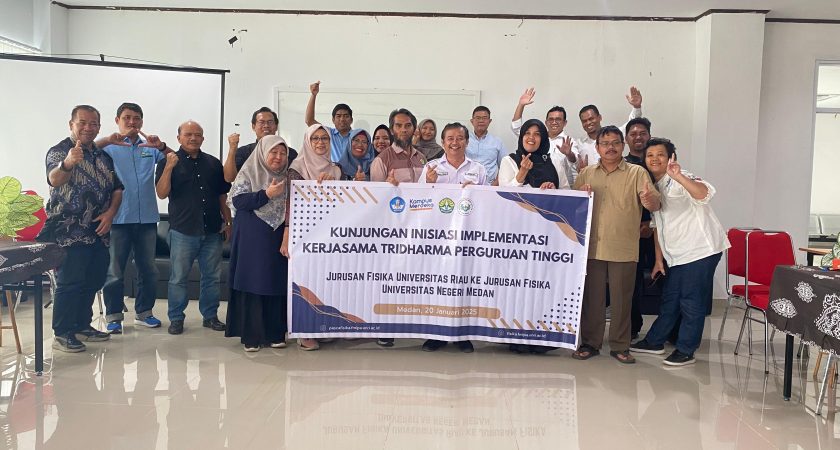 Jurusan Fisika UNIMED Menerima Kunjungan Inisiasi Implementasi Kerjasama Tridharma Perguruan Tinggi dari Universitas Riau